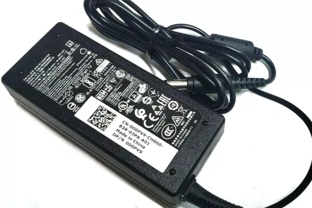 Dell Optiplex 9020 Wyse 5060 000PV9 HA65NS5-00 00PV9 AC Adapter Power Charger