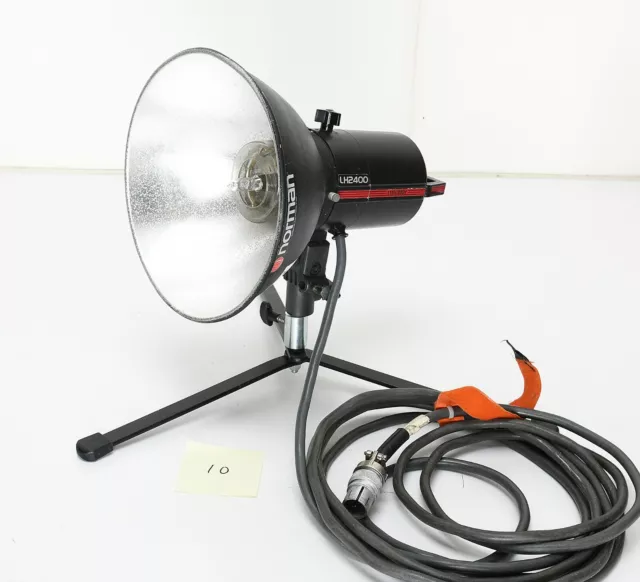 Norman LH2400 Strobe head with Bulbs. with R9124 Blower Nice!!!