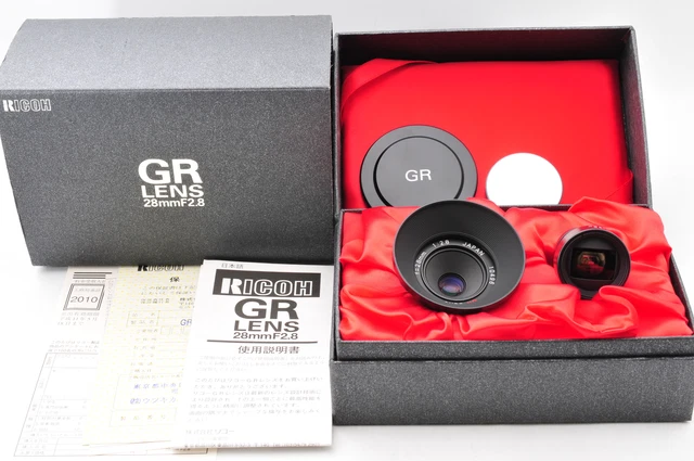 【Almost Unused / Box+Finder】RICOH GR 28mm f2.8 Black Lens Leica L39 LTM JP #361