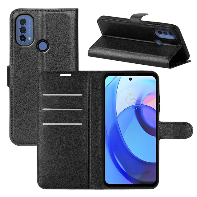 Etui Coque Motorola Moto E20/E30/E40, Étui Portable Portefeuille