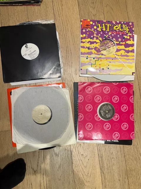 20 X Job Lot Bundle Of 12’ Vinyl Records Early 90s Rave and Hardcore music 3