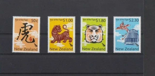 New Zealand 2010 Year of the Tiger set MNH Per Scan
