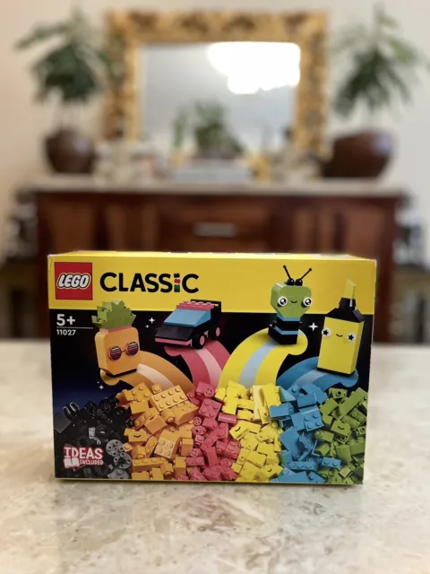 LEGO CLASSIC: CREATIVE Neon Fun (11027) Brand New Boxed Never Opened Sealed  £7.00 - PicClick UK