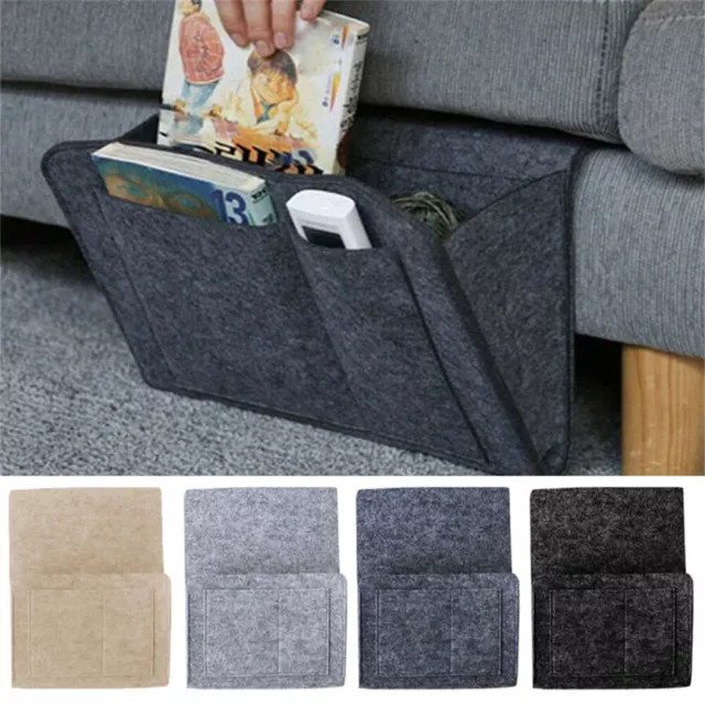 Storage Bag Hanging Sofa Bedside Organizer Caddy Pocket Bed Phone Book Holder