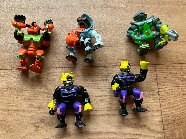 MICRO MACCHINE GALOOB vintage ZBots Z-bot, 5 Figure EUR 11,70 - PicClick IT