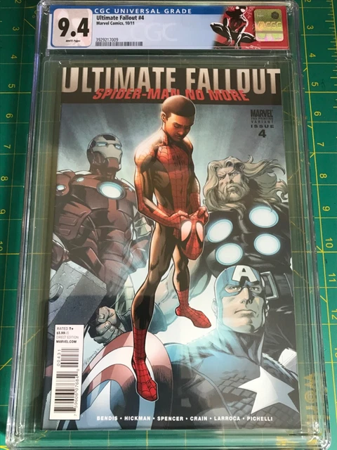 Ultimate Fallout 4 CGC 9.4 2nd Print 1st App Miles Morales 🔑🔥 Custom Label