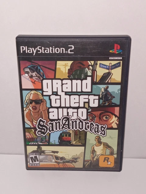GRAND THEFT AUTO San Andreas Ps2 Complete Map Ntsc U C Sony Playstation ...
