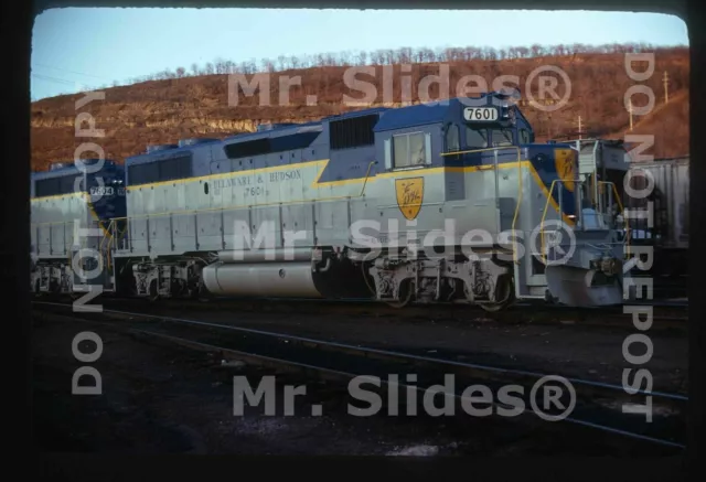 Original Slide D&H Delaware & Hudson New GP39-2 7601 In 1976