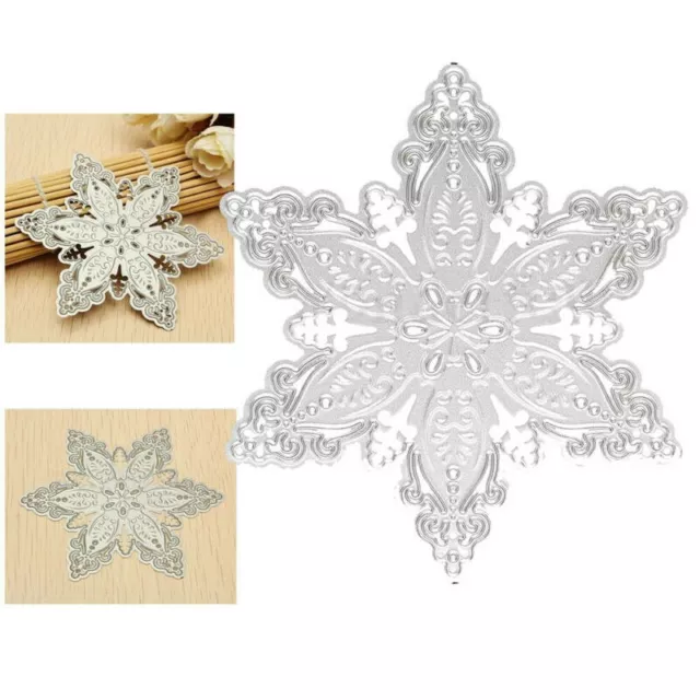 Cutting Dies Stencil DIY Craft Scrapbooking Embossing Metal Snowflake Christmas