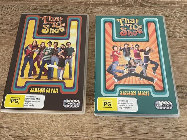 That 70's Show Seasons 7 and 8 (8 Discs) DVD  Region 4 Comedy Drama VGC 2