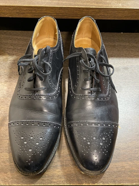 Wingtips POULSEN SKONE & Co X Dunhill Wingtips Shoes Mens sz 10.5 Made in ...
