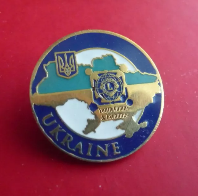 Ukrainian Badge Ukraine Youth Camps and Exchange International Program Map
