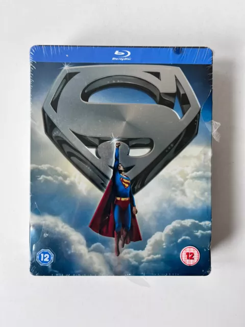 Superman Anthology 5 Movie Collection UK Reg Free Blu-ray SteelBook Damaged Case