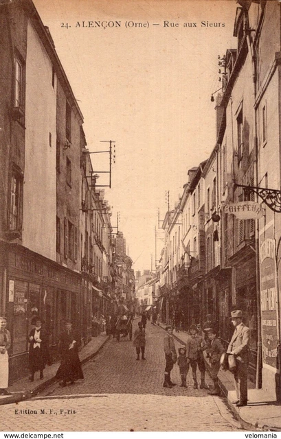 S4458 cpa 61 Alençon - rue aux Sieurs