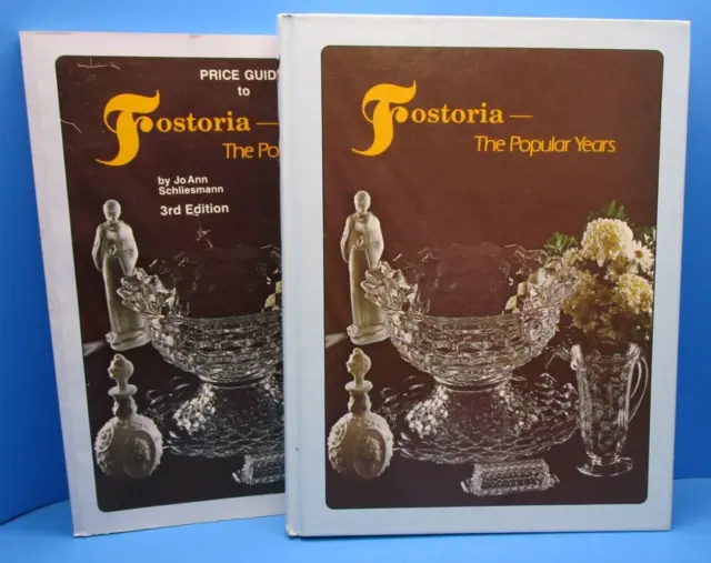 FOSTORIA The Popular Years Books Catalog Pages Illustrated Schliesmann 1940s-60s