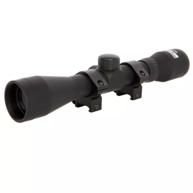 Swiss Arms Airsoft Rifle Scope 4x32 with Mounts 20mm Rail