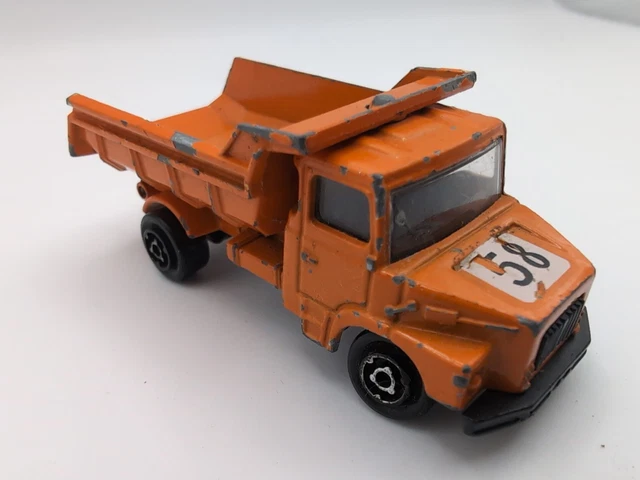 Camion Benne Majorette N°222 – Mercedes – Vintage – Dans Sa Boîte – Rare