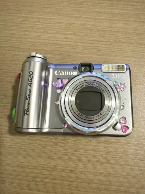 Canon PowerShot A620 7.1MP Digital Camera - Silver