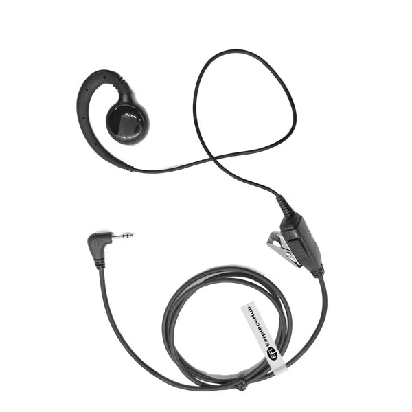 Garmin 1 Pin Radio C Shape Swivel In-line PTT Mic Earpiece Headset RINO120 110