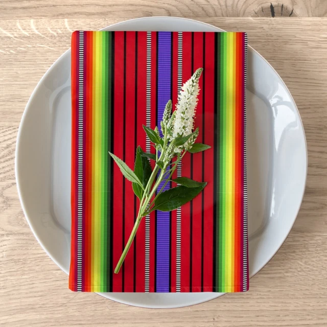 Nina - Tender Andean Napkins - Soft Polyester Dining Style 4-pc Set