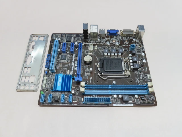 ASUS P8H61-M LE/CSM R2.0 Intel H61 Lga1155 Motherboard W/ I/O Plate £48 ...