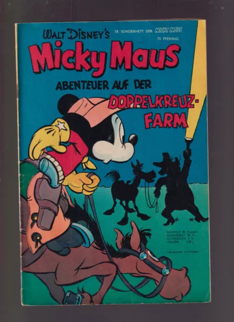 Micky Maus Sonderheft 1954 Nr 19 guter Zustand Micky Maus Abenteuer auf der Dopp