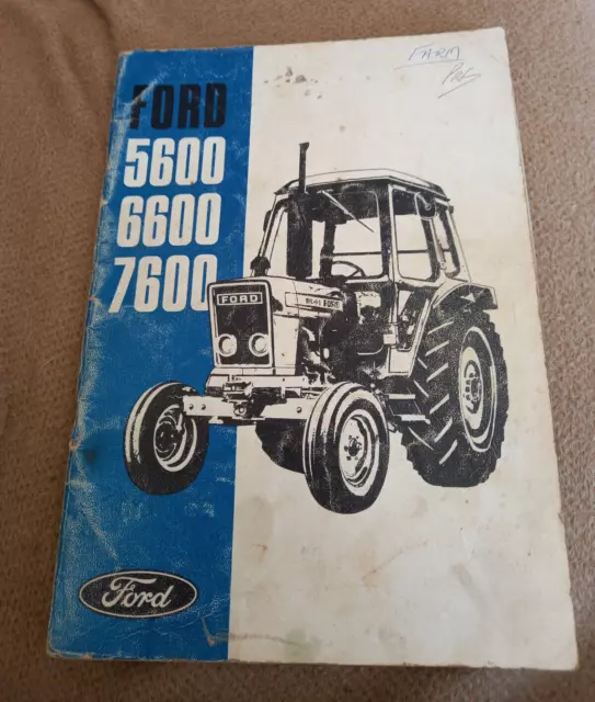 Ford tractor operators manual