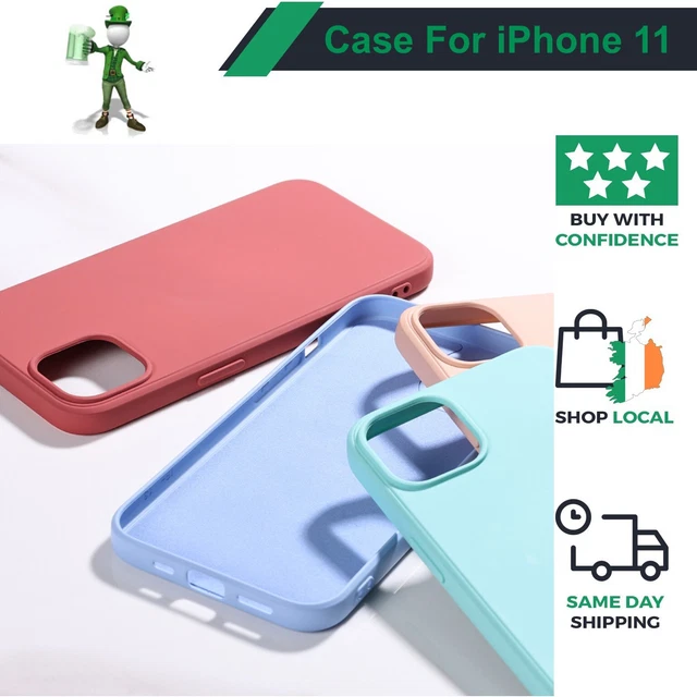 For iPhone 11 Case Cover ShockProof Luxury Liquid Silicone Phone Cover New