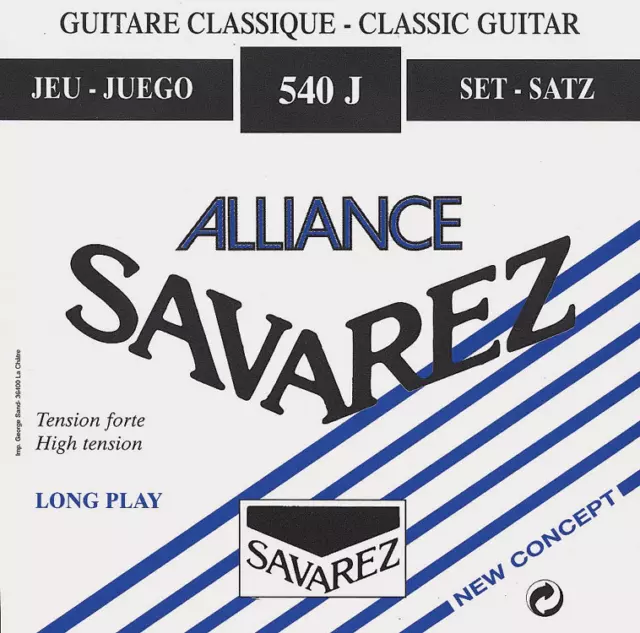 Jeu de cordes guitare classique - Savarez 570CS Cristal soliste
