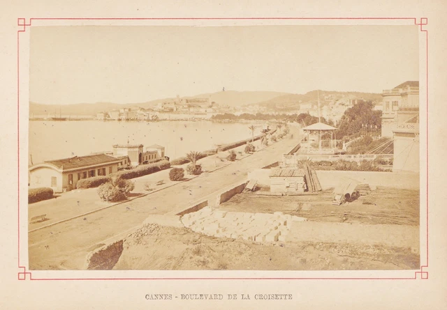Cannes Boulevard De La Croisette Foto Photograph Fotografía En 1880