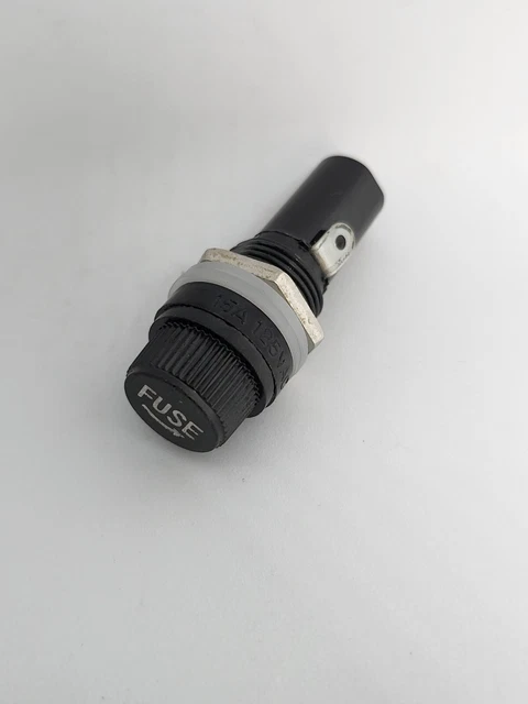 Support Porte fusible 6x30 mm à visser sur châssis panneau 250V/10A