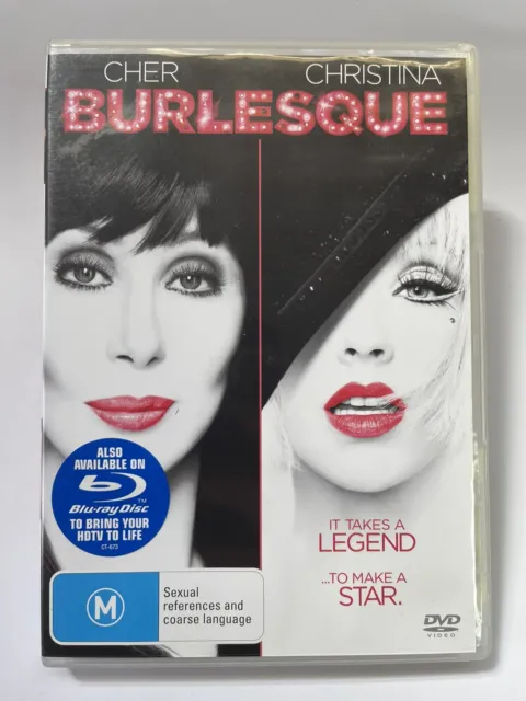 Burlesque 2010 DVD Movie Live-Action Film Cher Christina Aguilera Eric Dane