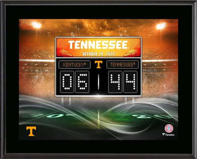 Tennessee Volunteers 10.5" x 13" 2022 Win vs Kentucky Wildcats Plaque