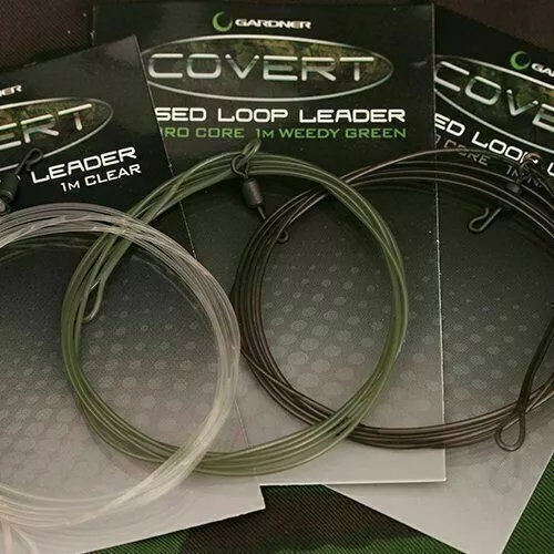 Gardner Tackle Covert Fused Loop 1m Leader - Complete Range