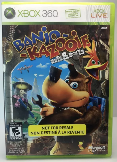 2008 Banjo-Kazooie: Nuts & Bolts NOT FOR RESALE Xbox 360 CIB Complete 3