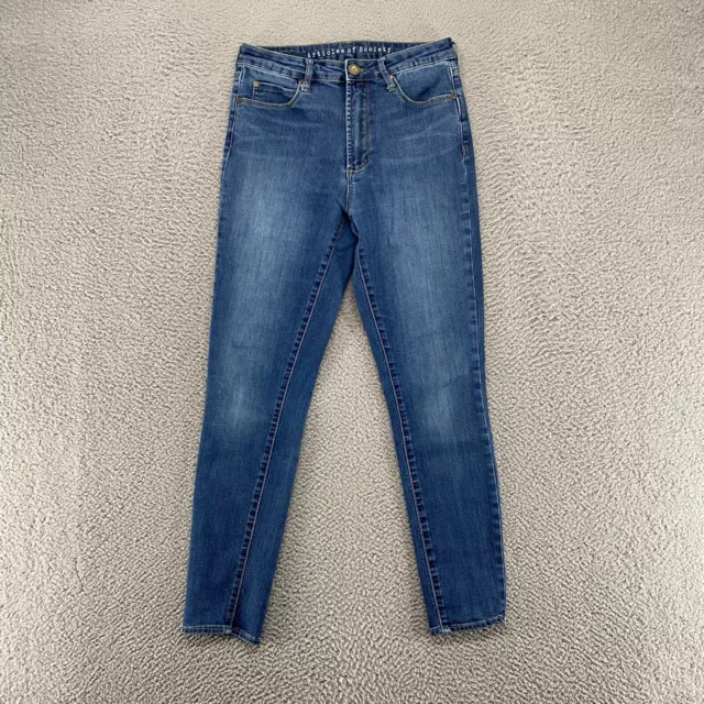 Articles of Society Skinny Jeans Womens 27 High Rise Stretchy Denim Blue Crop