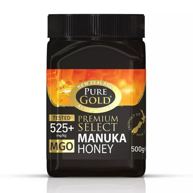 Pure Gold Premium Select Manuka Honey 525+ MGO 500g