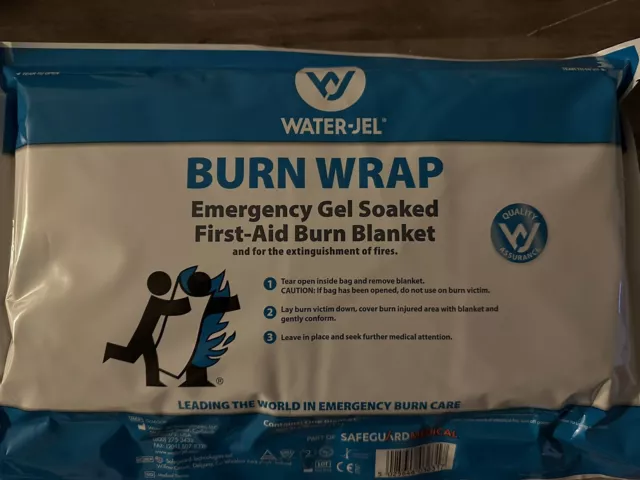 Waterjel Fire Blanket perfect for in home Emergencies 3’ X 2 1/2’