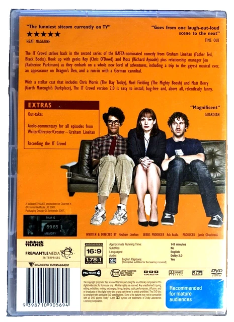 The IT Crowd - Version 2.0 Complete Series DVD (2006) Region 4 Brand New Sealed 2