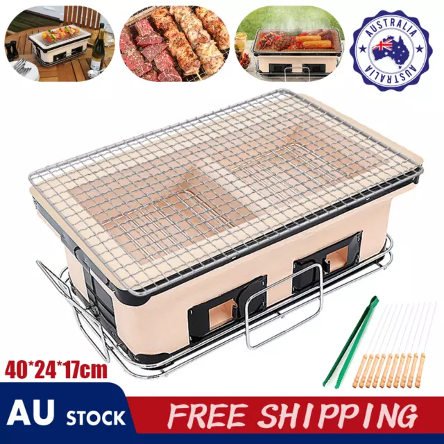 Japanese korean ceramic best sale hibachi bbq table grill