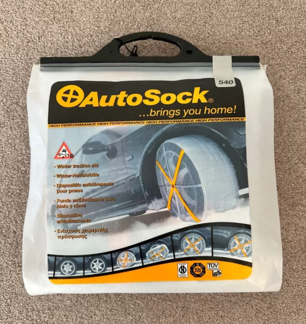 Genuine Autosock 540 Snow Sock Chain Winter Safety Traction Aid