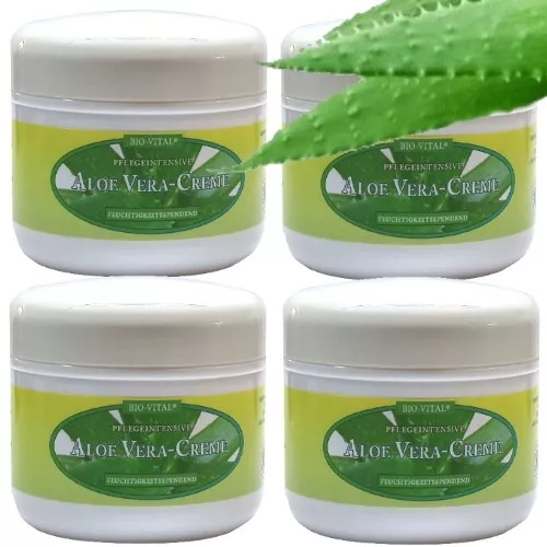 Bio-Vital Aloe Vera Creme Face & Body CREAM Gesichtscreme Körpercreme 250ml 4er