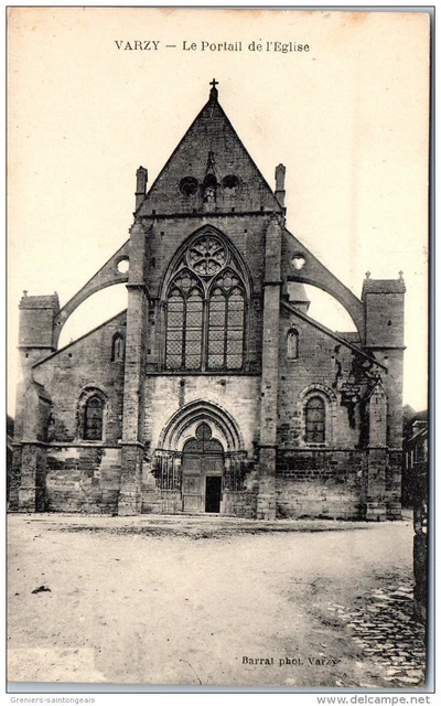 58 VARZY - le portail de l'eglise