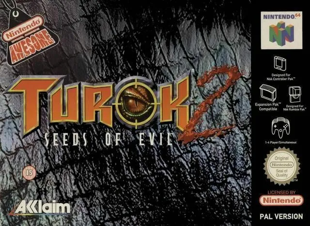 Turok 2 Seeds of Evil (Nintendo N64) *NO BOX or MANUAL*