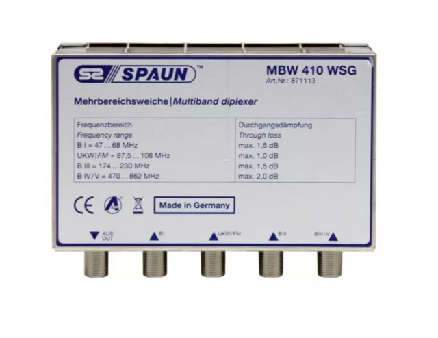 Spaun MBW 410 WSG Multiband Diplexer (69)