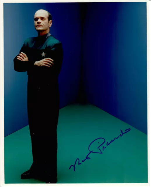 Autografo originale Robert Picardo come Dottore da Star Trek, foto reale 20x25 cm