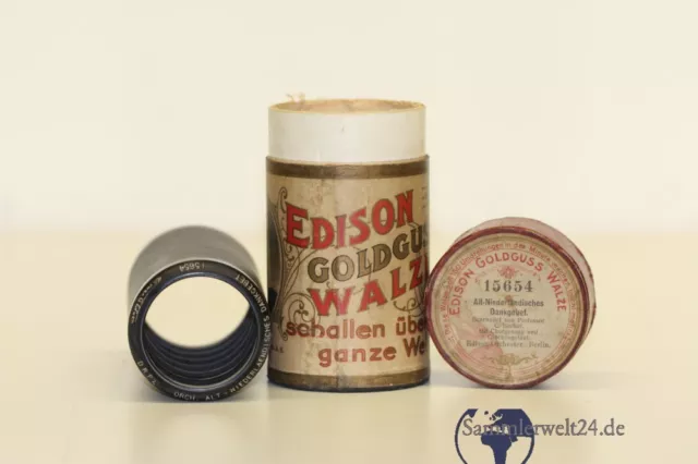 Edison Goldguss Walze Alt Niederländisches Dankgebet um 1900 Nr. 15654