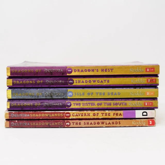 6 Emily Rodda Paperback Book Dragons of Deltora 1 to 4 Deltora Shadowlands 1 & 3