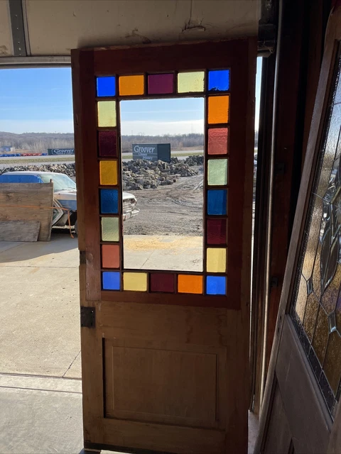 AN 693 antique queen and entrance door 31 7/8 x 80 x 1.5.