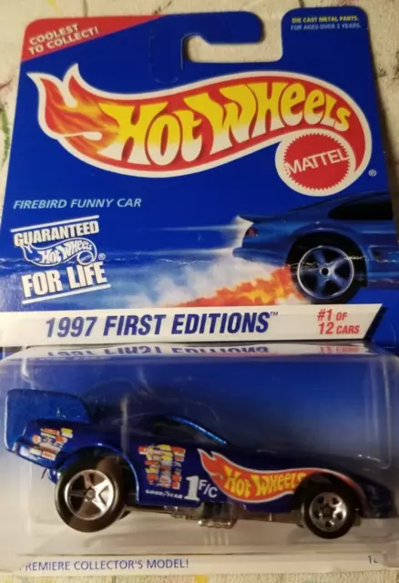 2 Hot wheels sealed 1997 First Editions Firebird #1 0f 12 and #18 altered state
